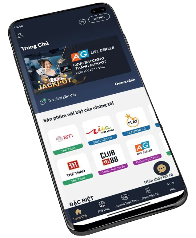 Các trò chơi casino trực tiếp tại agbong88 app